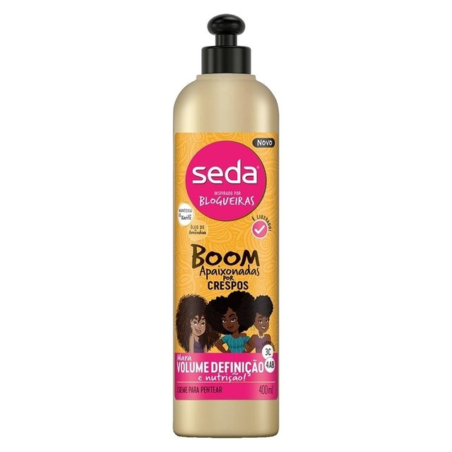 CREME DE PENTEAR SEDA BOOM 400ML APAIXONADOS POR CRESPOS (7891150066731)