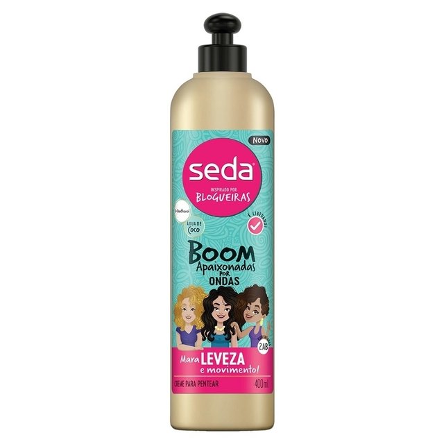 CREME DE PENTEAR SEDA BOOM 400ML APAIXONADOS POR ONDAS (7891150066717)