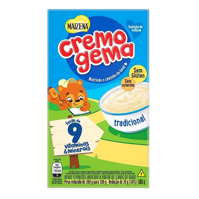 CREMOGEMA 180G TRADICIONAL (7891150068261)