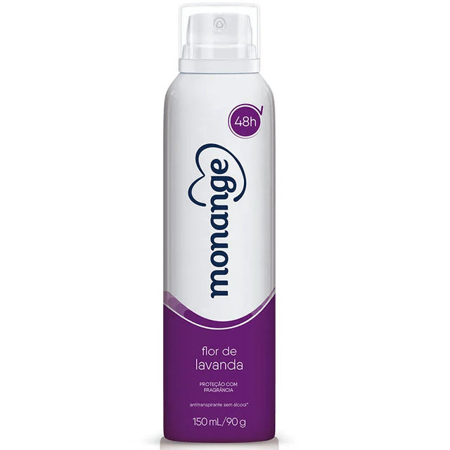 DESODORANTE AEROSOL MONANGE 90G FLOR DE LAVANDA (7891350034622)
