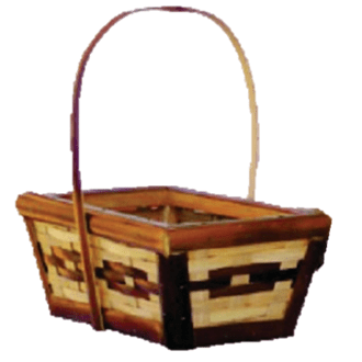 CESTA BAMBU VOVÓ ESTEIRA MÉDIA CÓD.22158 (7908052005413)