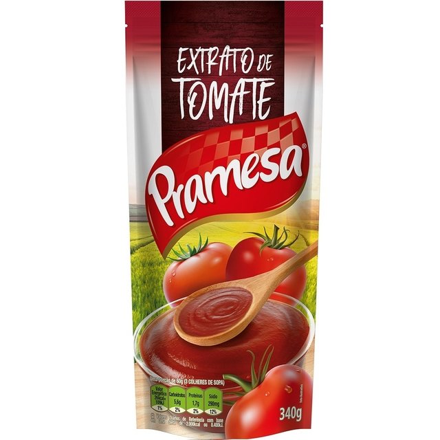 EXTRATO DE TOMATE PRAMESA 340G SACHÊ (7898920223608)