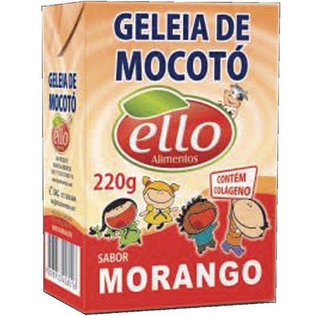 GELEIA DE MOCOTÓ ELLO 220G TP MORANGO (7898953406023)