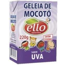 GELEIA DE MOCOTÓ ELLO 220G TP UVA (7898953406047)