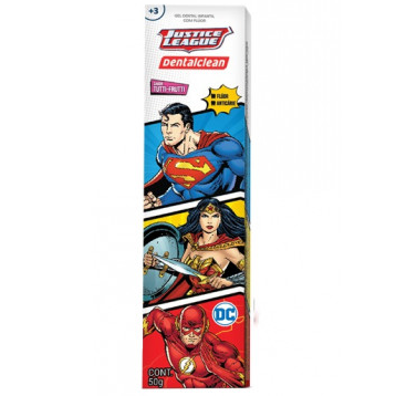 CREME DENTAL DENTALCLEAN 50G JUSTICE LEAGUE TUTTI FRUTTI (7898185413301)
