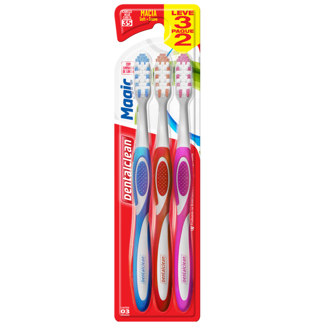 ESCOVA DENTAL DENTALCLEAN MAGIC MACIA LEVE 3 PAGUE 2 (7898185413363)