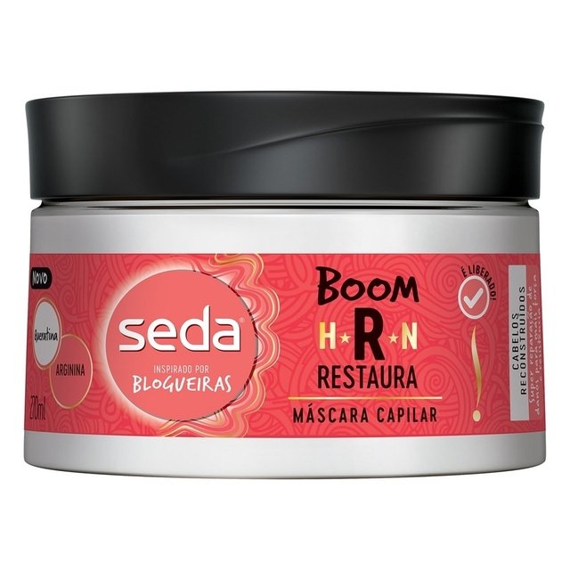 MÁSCARA CAPILAR SEDA BOOM 300G RESTAURA (7891150058019)