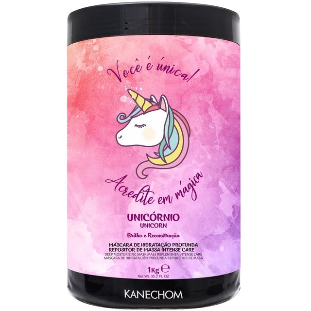 CREME DE TRATAMENTO KANECHOM 1KG TENDÊNCIA UNICÓRNIO (7893694001889)