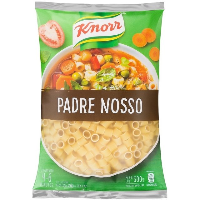 MACARRÃO SÊMOLA KNORR 500G PADRE NOSSO (7891150062429)