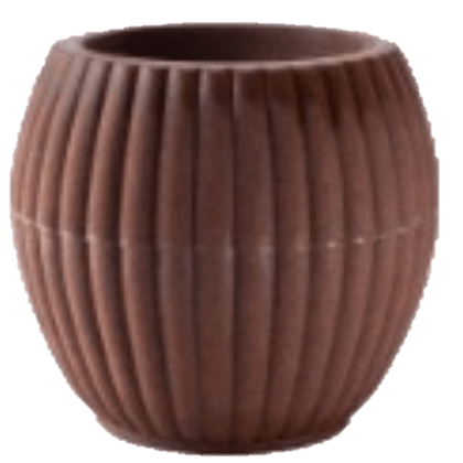 VASO BELLAS ARTES MORANGA POLIETILENO G MARROM 40X35X26 REF.23627 (7908052017508)