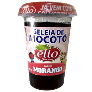 GELEIA DE MOCOTÓ ELLO 200G COPO MORANGO (7898953406320)