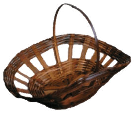 CESTA BAMBU PASSA FITA GRANDE CÓD.1484 (7908052000142)