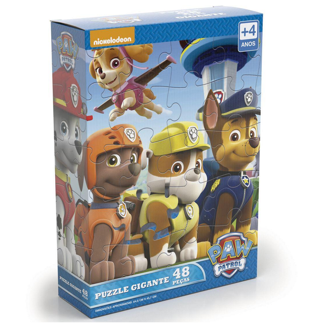 QUEBRA-CABEÇA NICKELODEON PATRULHA CANINA 48PÇS REF.3354 (7908010133547)