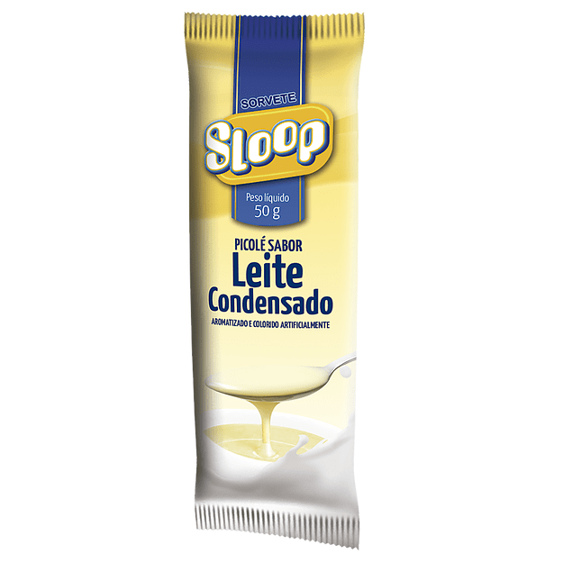 PICOLÉ SLOOP 50G LEITE CONDENSADO (7898279710217)