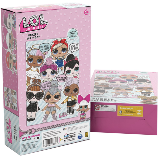 QUEBRA-CABEÇA GROW LOL 200 PÇS REF.3634 (7908010136340)