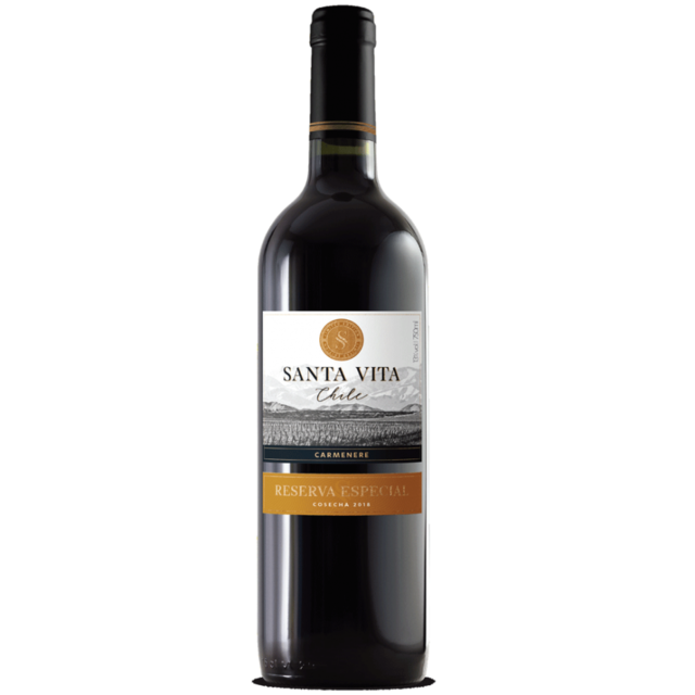 VINHO SANTA VITA RESERVA ESPECIAL CHILENO 750ML CARMÉNÈRE (7898638061646)