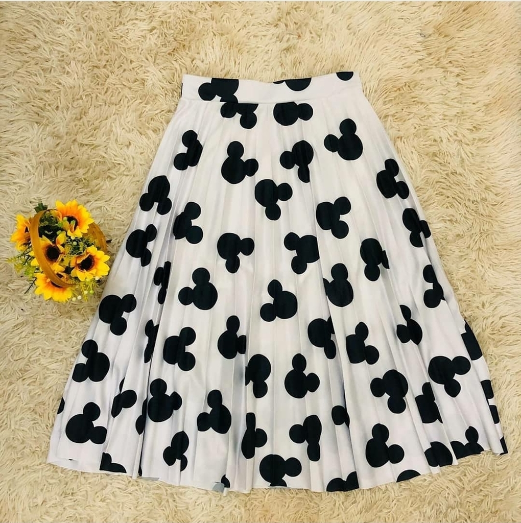 saia plissada mickey