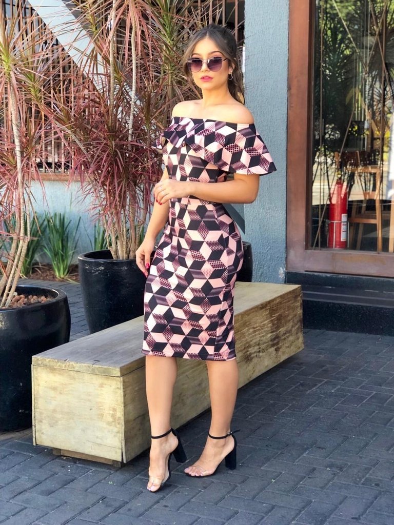 vestido gode ciganinha