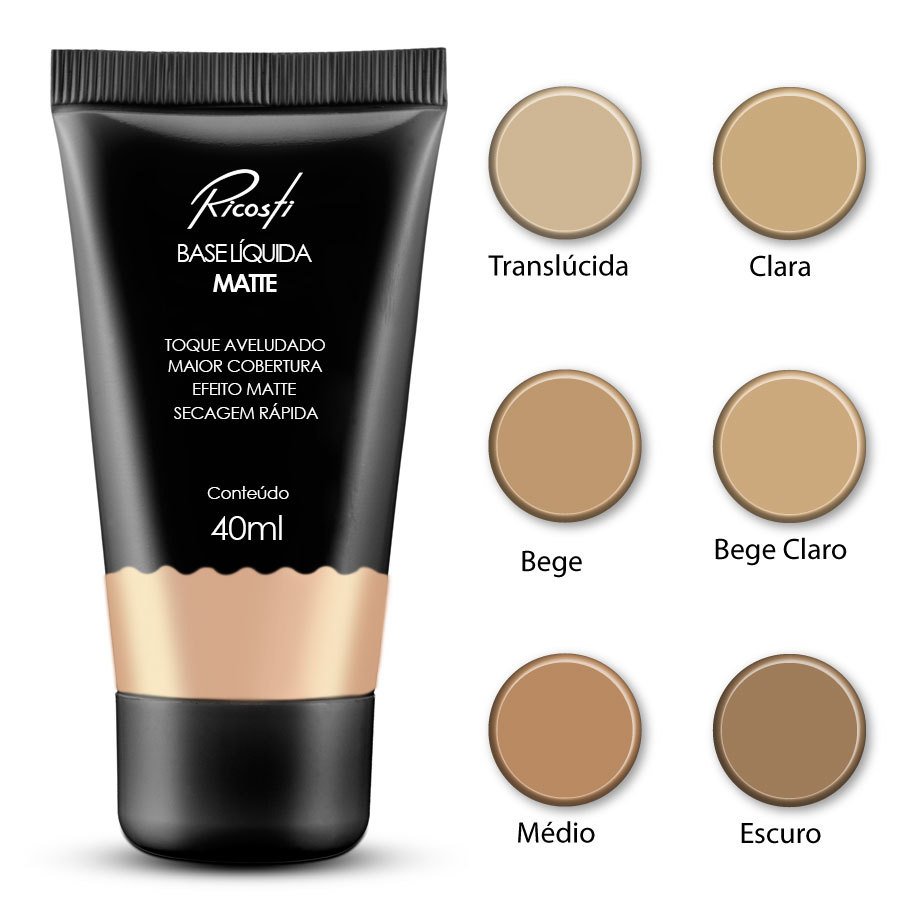 Base Líquida Matte Ricosti