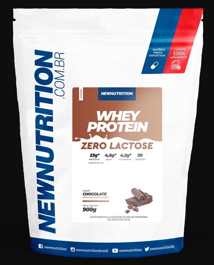 WHEY ZERO LACTOSE - 900G - NEW NUTRITION - fit&healthy