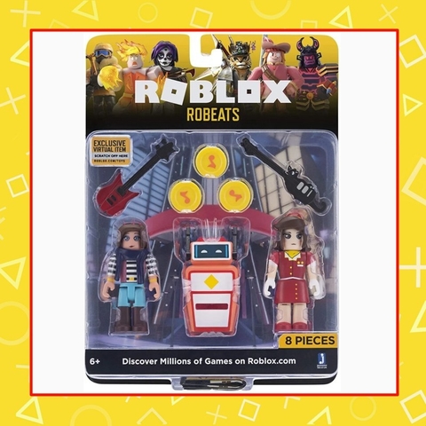 Set Dos Personajes Roblox Robeats Con Codigo Para Juego - 6 piezas robloxed figura de accion de 7 8 cm juego robloxing ninos