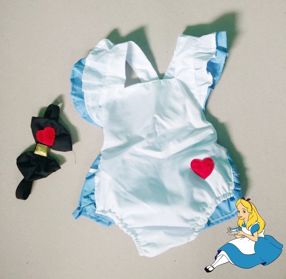 roupa alice no pais das maravilhas bebe