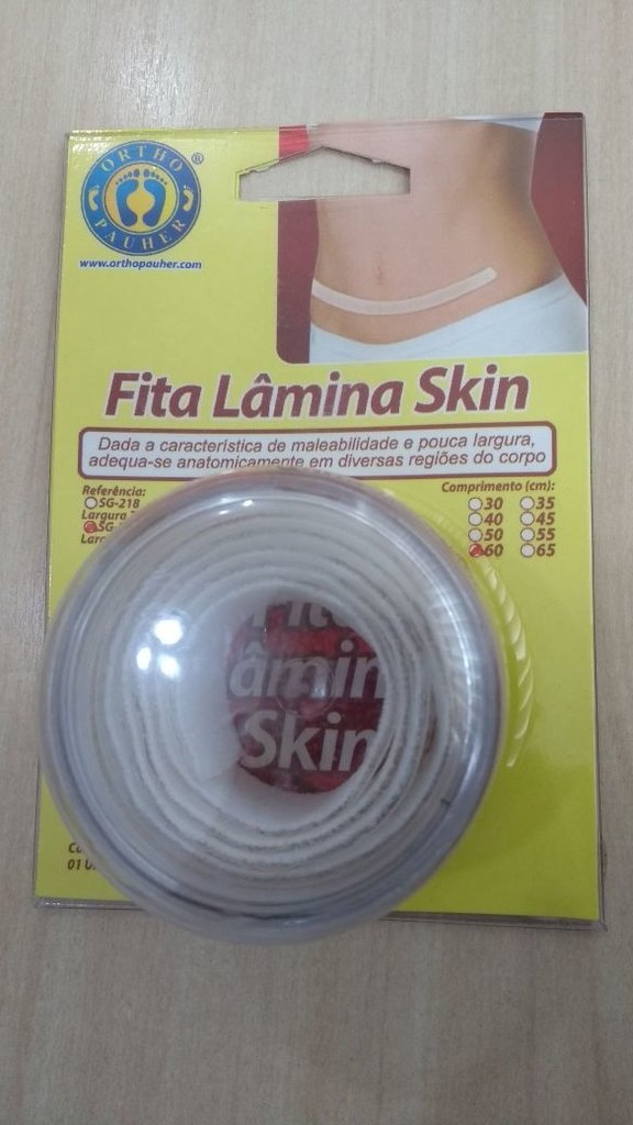 Fita Lâmina Skin Cicatriz Hipertrófica E Queloide 60x3cm