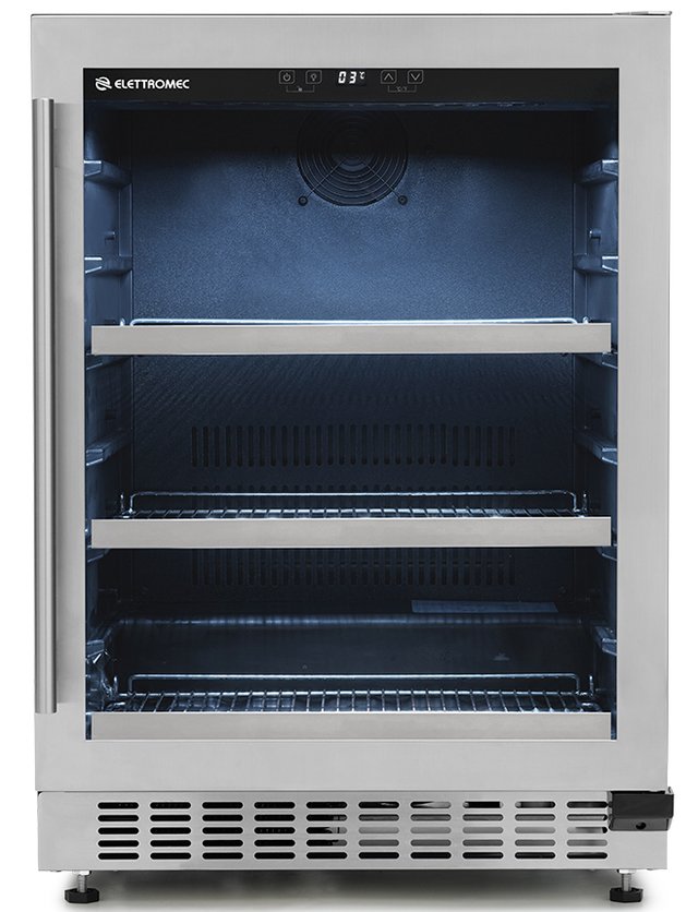 Geladeira/refrigerador 135 Litros 1 Portas Inox - Elettromec - 220v - Fb-bi-135-xv-2ata