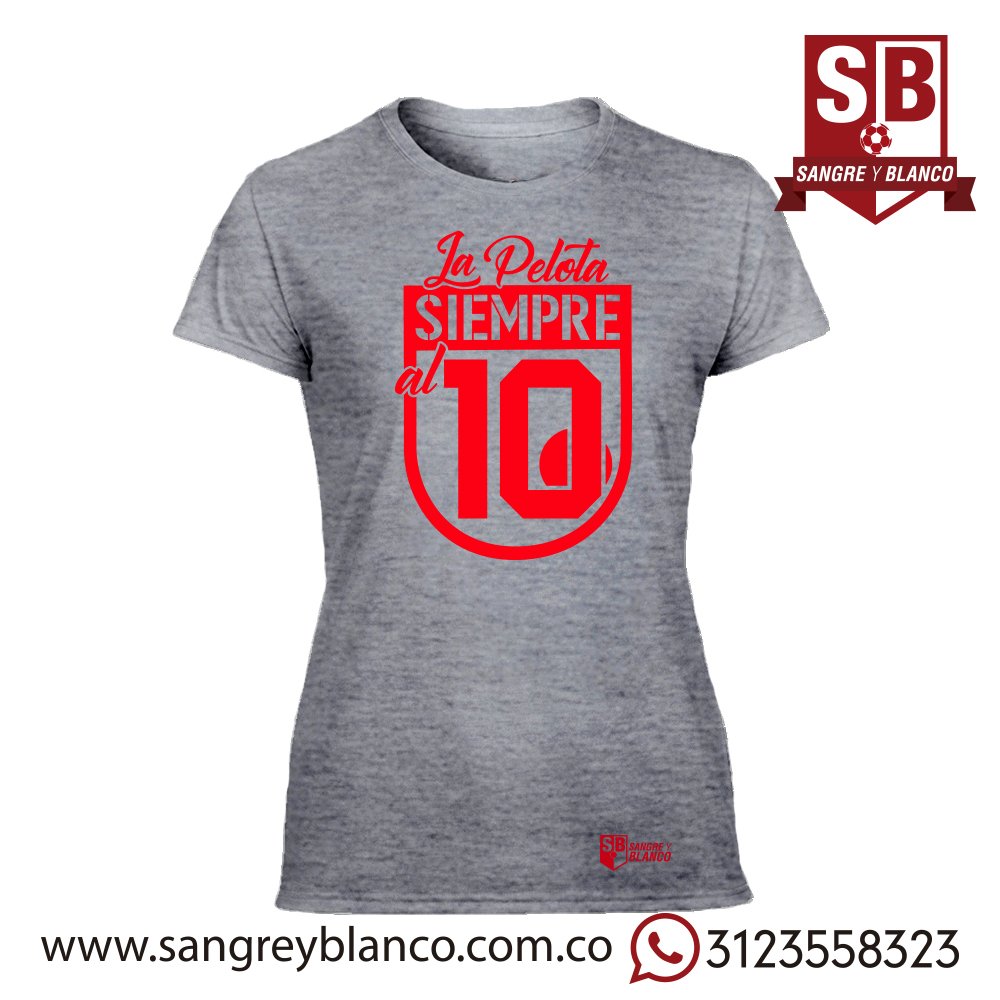 Camiseta/Esqueleto Mujer La Pelota Siempre Al 10 Camiseta/Esqueleto Mujer La Pelota Siempre Al 10