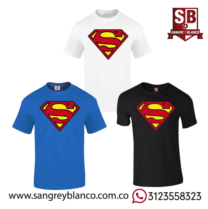 camiseta superman hombre