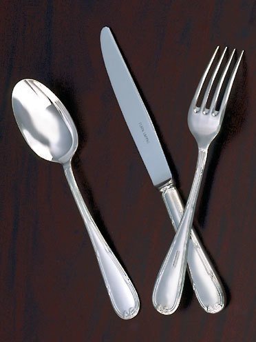 CUBIERTOS PLATA LAPPAS - MODELO BAGATELLE - METAL PLATEADO