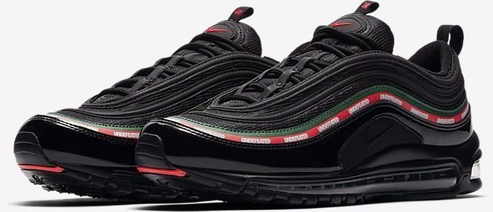 air max 97 undefeated preto