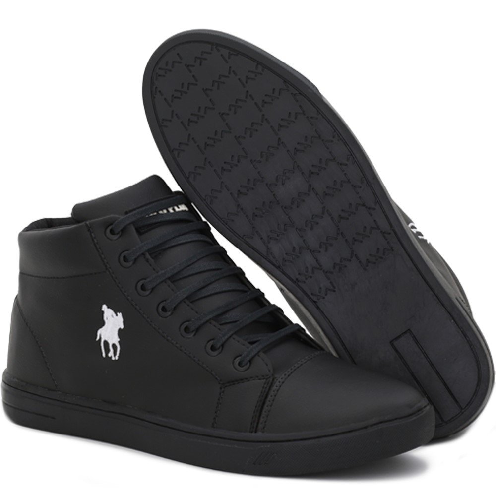 sapatenis polo cano alto