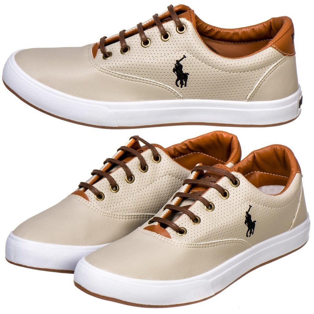 sapatenis polo bege