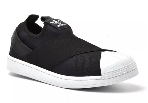 tenis adidas preto bico branco