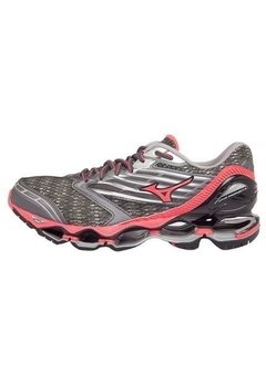 mizuno prophecy 5 feminino cinza e rosa