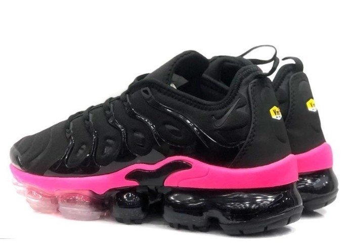 Tênis Nike Air VaporMax Flyknit Plus Black Pink (Feminino)