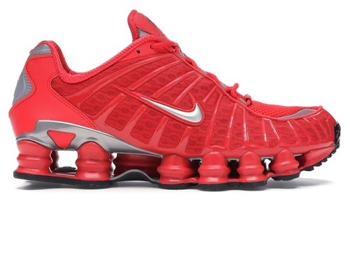 nike shox 12 molas vermelho