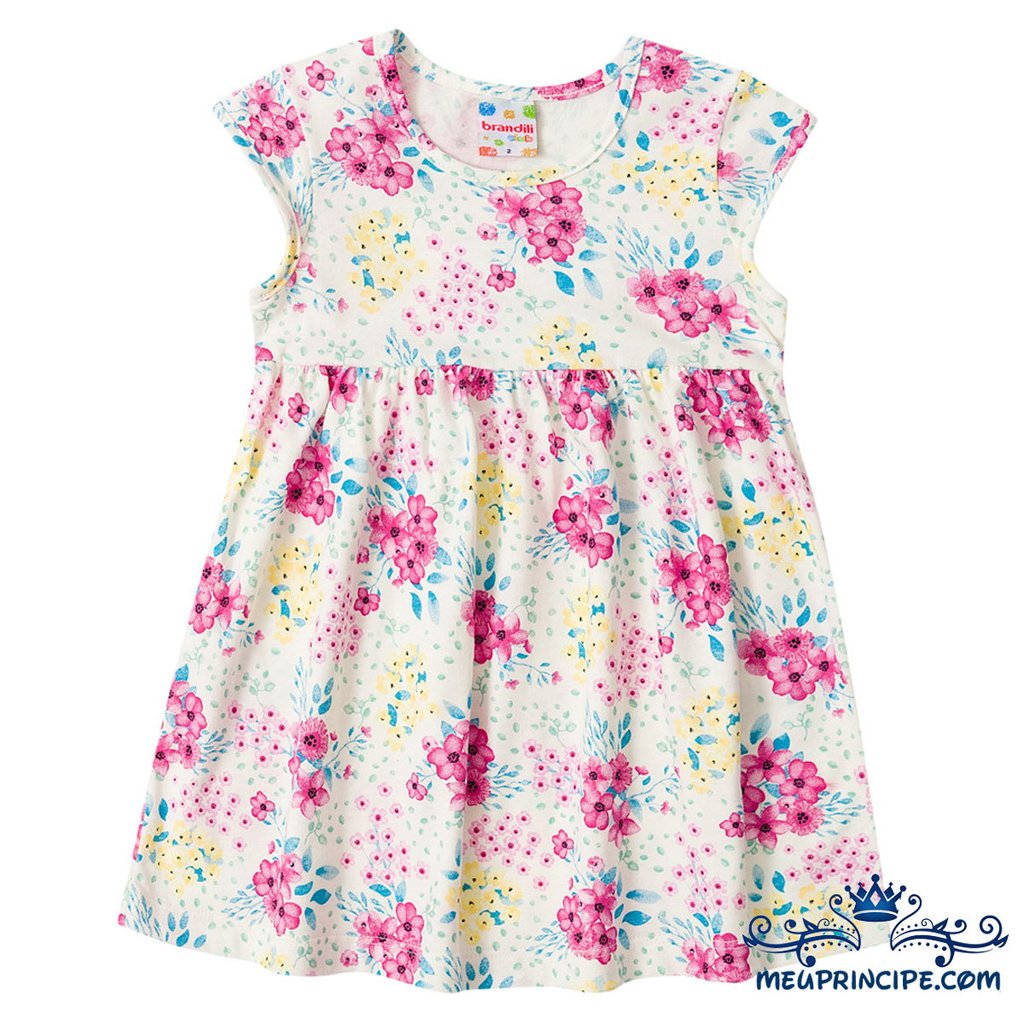 vestido florido infantil
