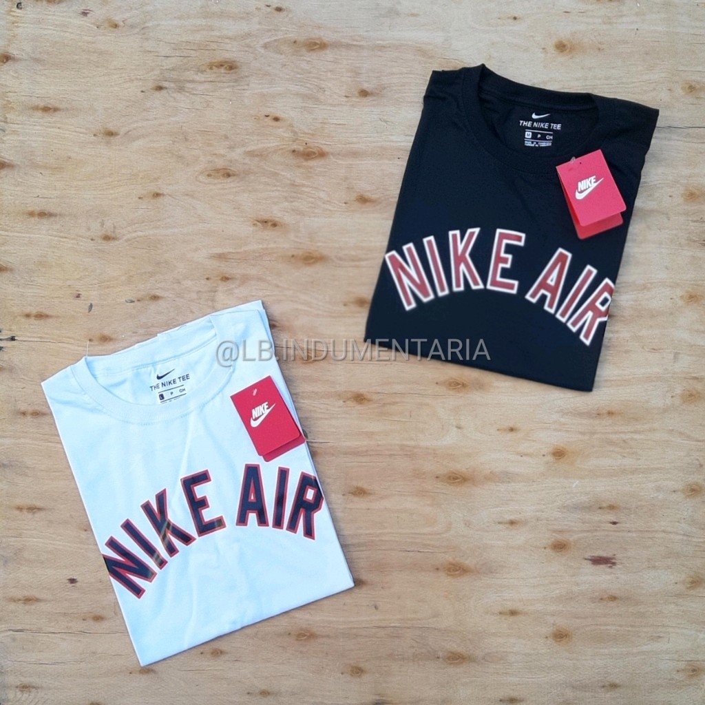 remera nike air negra