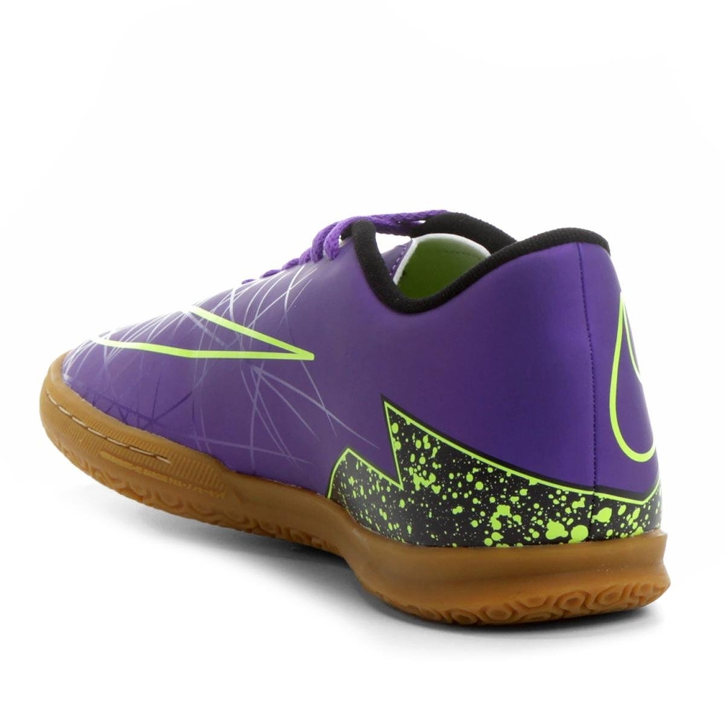 nike hypervenom roxa e verde