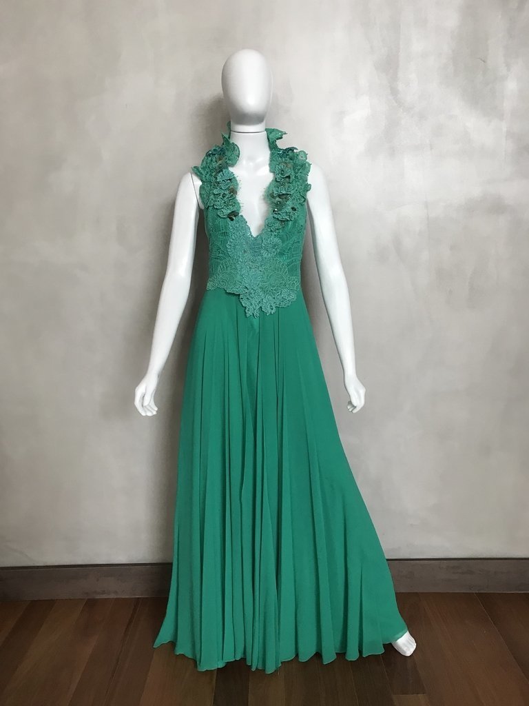vestido madrinha seda
