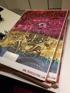 Imagen de Afiche homenaje a las bandas Tropical Punk Records