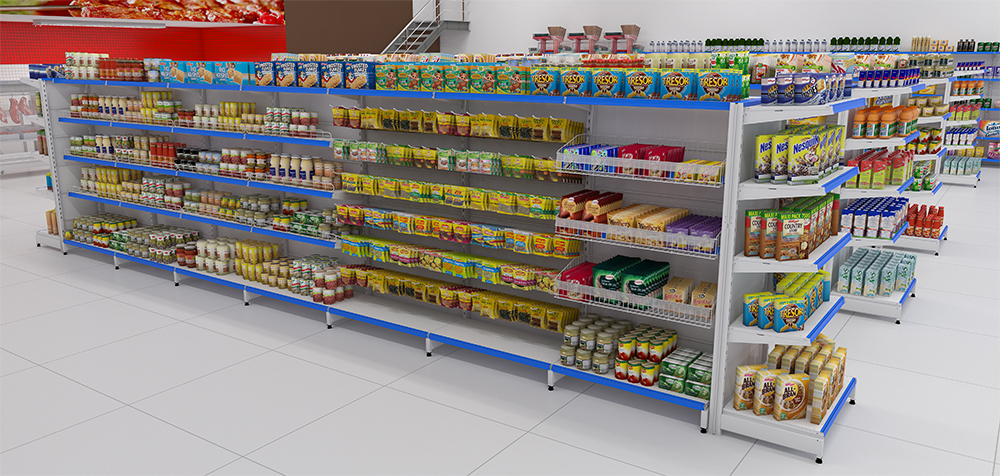 imagem de um supermercado