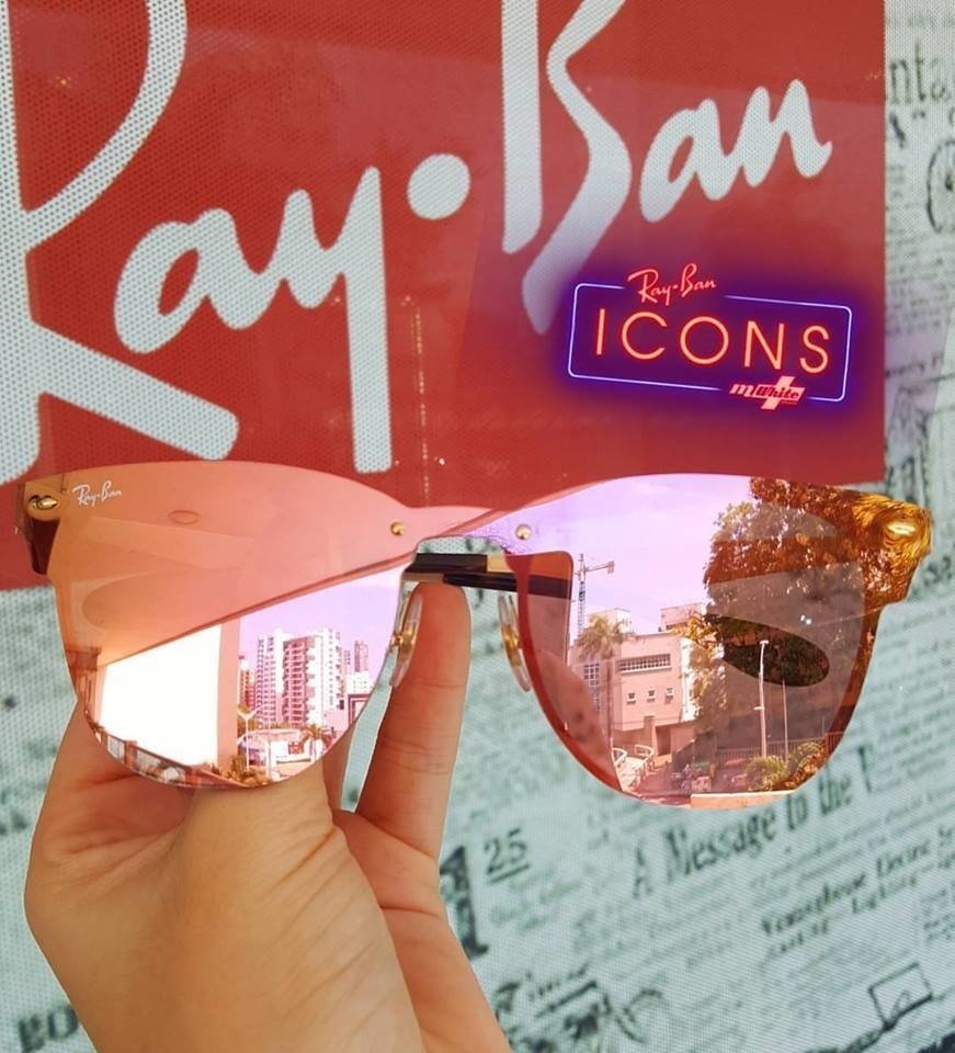 anteojos de sol espejados