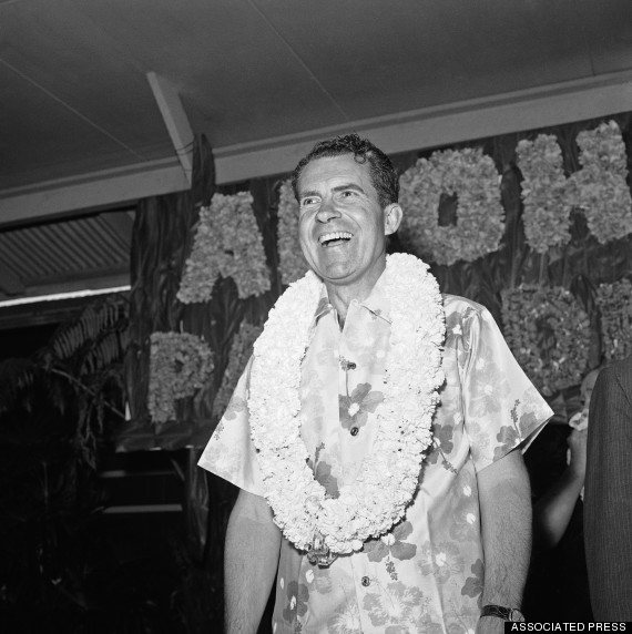 Nixon president Hawaiian style