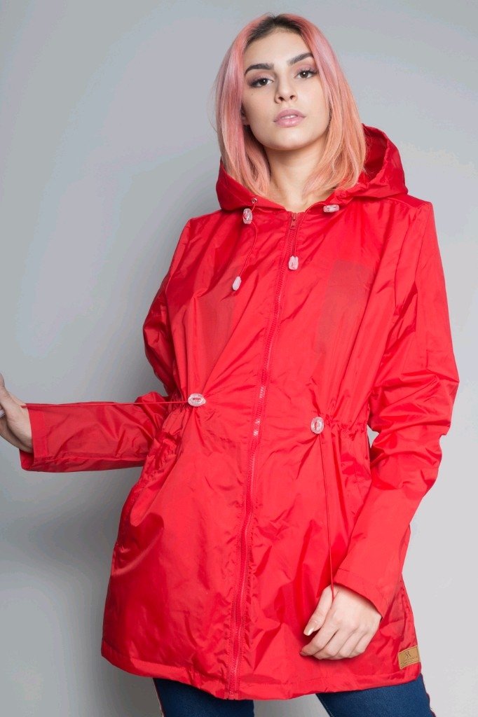jaqueta de chuva feminina