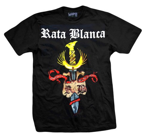 rata blanca camisetas