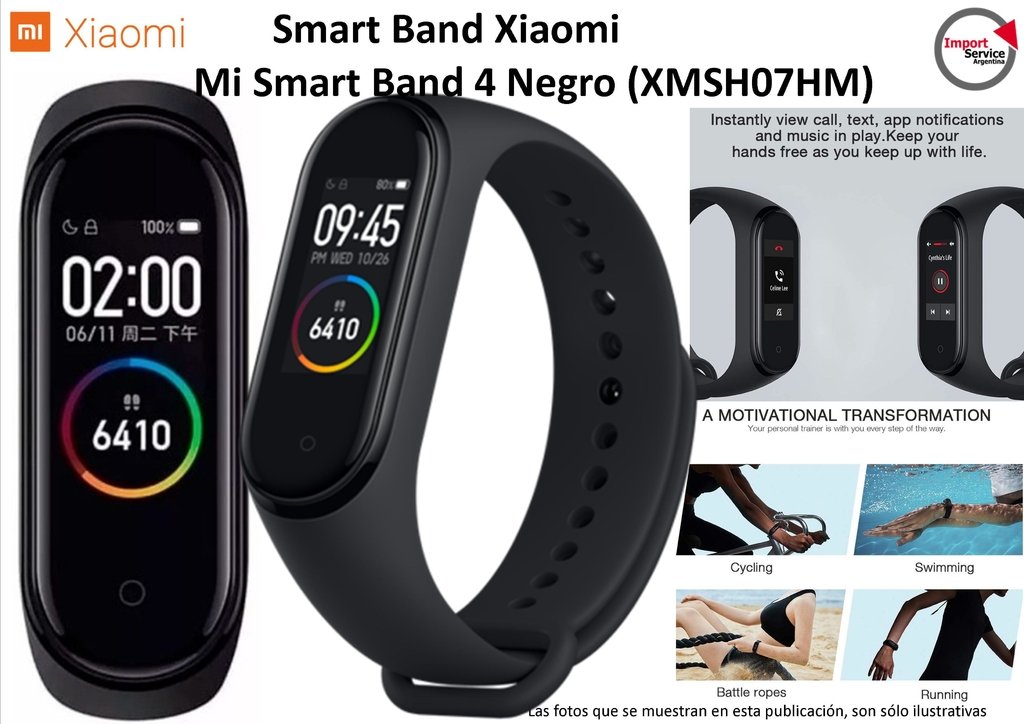 mi smart band 4 xmsh07hm