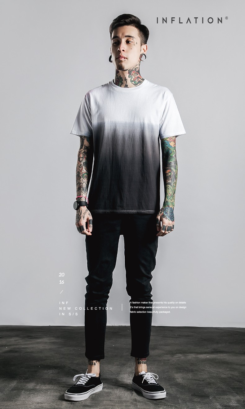camiseta de hip hop preta com branco
